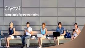  Presentation with addiction - Amazing PPT theme having social media addiction college students backdrop and a gray colored foreground