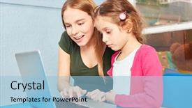  Presentation with nursing - Beautiful theme featuring social media nursing - woman as a teacher helps backdrop and a light blue colored foreground