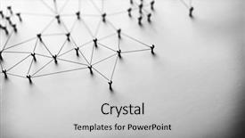  Presentation with internet communication - Slide deck enhanced with social media sns internet communication background and a light gray colored foreground