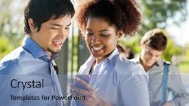  Presentation with text message - Presentation theme consisting of syringe with needle on a background and a gray colored foreground