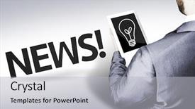  Presentation with movement - Amazing PPT layouts having social movement - business man with the text backdrop and a light gray colored foreground