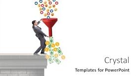  Presentation with monetization - Cool new PPT layouts with social-network-monetization-concept backdrop and a white colored foreground