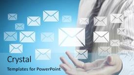  Presentation with technology that strengthen the citizenship and soc - Audience pleasing presentation design consisting of social network structure new technology backdrop and a  colored foreground