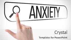  Presentation with social anxiety - Theme enhanced with social phobias - anxiety written in search bar background and a white colored foreground