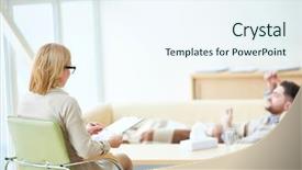  Presentation with doctor and brain - Audience pleasing slide deck consisting of social phobias - doctor with clipboard sitting backdrop and a sky blue colored foreground