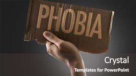  Presentation with social - Audience pleasing presentation design consisting of social phobias - phobia backdrop and a dark gray colored foreground