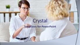  Presentation with psychology - Colorful slides enhanced with social psychology - psychological consultation backdrop and a sky blue colored foreground