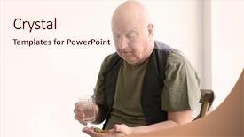  Presentation with reform - Audience pleasing slide set consisting of social reform - senior man with coins backdrop and a lemonade colored foreground