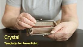  Presentation with reform - Presentation consisting of social reform - senior woman with purse sitting background and a tawny brown colored foreground