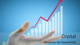  Presentation with modern tech - Beautiful slides featuring social sector - businessman pressing high tech type backdrop and a light blue colored foreground