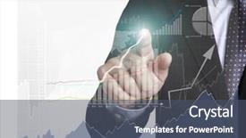  Presentation with social sector - Presentation design with social sector - businessman pressing high tech type background and a  colored foreground