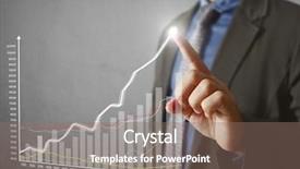  Presentation with high tech - Cool new theme with social sector - businessman pressing high tech type backdrop and a  colored foreground