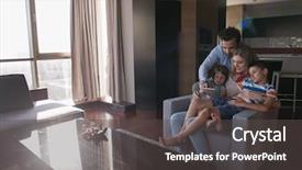  Presentation with happy korean kids - Amazing presentation theme having social trust - happy couple spending time backdrop and a dark gray colored foreground