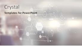  Presentation with social media network - Presentation enhanced with social-web-network-concept-mixed background and a lemonade colored foreground