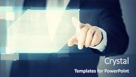  Presentation with virtual technology - Presentation consisting of social work demand - technology internet tv and news background and a navy blue colored foreground