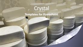  Presentation with shredded cheese - PPT theme having soct saving - artisanal canastra cheese and minas background and a mint green colored foreground