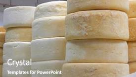  Presentation with cheese - Presentation theme enhanced with soct saving - artisanal canastra cheese and minas background and a gray colored foreground