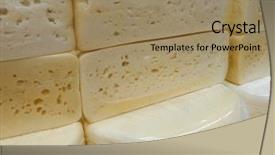  Presentation with saving - Colorful PPT theme enhanced with soct saving - canastra cheese on the shelf backdrop and a  colored foreground