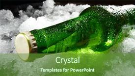  Presentation with soda - Cool new presentation theme with soda advertisment - close up view backdrop and a tawny brown colored foreground