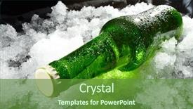  Presentation with soda - Slide set having soda advertisment - close up view background and a tawny brown colored foreground