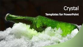  Presentation with soda - Presentation theme having soda advertisment - close up view background and a black colored foreground