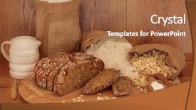  Presentation with soda - Amazing slides having soda bread ingredients on oak backdrop and a  colored foreground