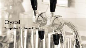  Presentation with soda - Audience pleasing presentation design consisting of soda fountain backdrop and a soft green colored foreground