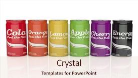  Presentation with be original - Presentation design enhanced with soda shop - 3d render including original graphic background and a lemonade colored foreground