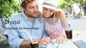  Presentation with underage drinking two teenagers having - Amazing presentation design having soda shop - couple of tourists having backdrop and a  colored foreground