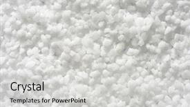  Presentation with salt - Beautiful theme featuring sodium - background of coarse grained salt backdrop and a light gray colored foreground