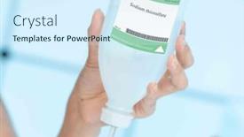  Presentation with dialysis - Presentation design featuring sodium-thiosulfate-neutralizes-cyanide-toxicity background and a cool aqua colored foreground