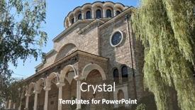  Presentation with medieval times - Presentation design featuring sofia-bulgaria-july-31-2017 background and a tawny brown colored foreground