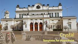  Presentation with tsar - Presentation theme featuring sofia-bulgaria-march-5-2016 background and a coral colored foreground