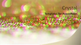  Presentation with blue sparkle - Slide set with soft-de-focus-backgound-blue background and a gold colored foreground