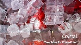  Presentation with soft drink - Cool new presentation with soft drink advertising - sodas on ice backdrop and a violet colored foreground