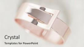  Presentation with rose gold - Cool new slides with soft edge - rose gold bracelet background backdrop and a white colored foreground