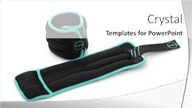  Presentation with ankle - Slide deck with soft-fitness-wrist-and-ankle background and a white colored foreground