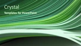  Presentation with abstract green - Slide set consisting of soft-focus-abstract-green-gradient background and a ocean colored foreground