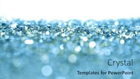  Presentation with blue sparkle - PPT layouts with soft-focus-blue-glitter-shine background and a light blue colored foreground