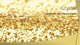  Presentation with sparkle - Theme with soft-focus-blur-abstract-light background and a blonde colored foreground