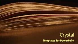  Presentation with abstract gold black - Slide set featuring soft-focus-blur-gold-bronze background and a tawny brown colored foreground