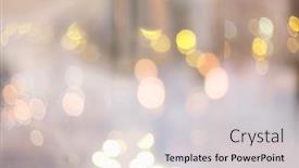  Presentation with pastel color - Presentation theme enhanced with soft-focus-smoke-abstract-city background and a light gray colored foreground