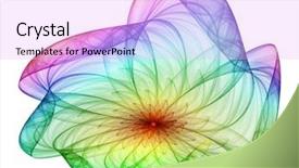  Presentation with high science 3d rendering - Colorful slide set enhanced with soft light abstract 3d - high quality and very detailed backdrop and a lavender colored foreground