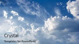  Presentation with light blue - Presentation design with soft light horizon - bright beautiful blue sky background and a light blue colored foreground