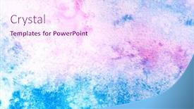 Presentation with watercolor soft pastel - PPT layouts consisting of soft-pastel-colorful-aquarelle background and a pink colored foreground