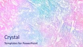  Presentation with holographic - Cool new PPT theme with soft pastel colors trendy gradient backdrop and a sky blue colored foreground