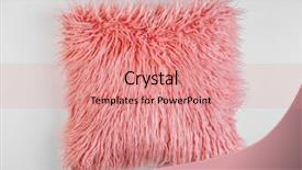  Presentation with light - Colorful presentation theme enhanced with soft pillow on light background backdrop and a coral colored foreground