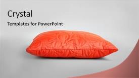  Presentation with light - Beautiful PPT theme featuring soft pillow on light background backdrop and a light gray colored foreground
