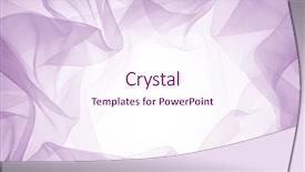  Presentation with wave - Theme having soft purple chiffon with curve background and a sky blue colored foreground