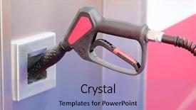  Presentation with car wash - Presentation theme with soft robot - automatic car wash equipment background and a light blue colored foreground